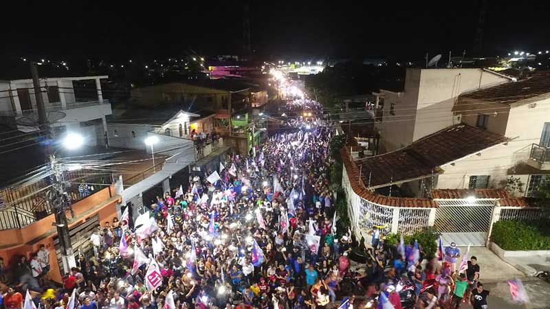 Bastidores da política: levando cerca de 21 mil eleitores as ruas, passeata do candidato ‘Keitton Pinheiro’ faz história no município de Coari; veja.