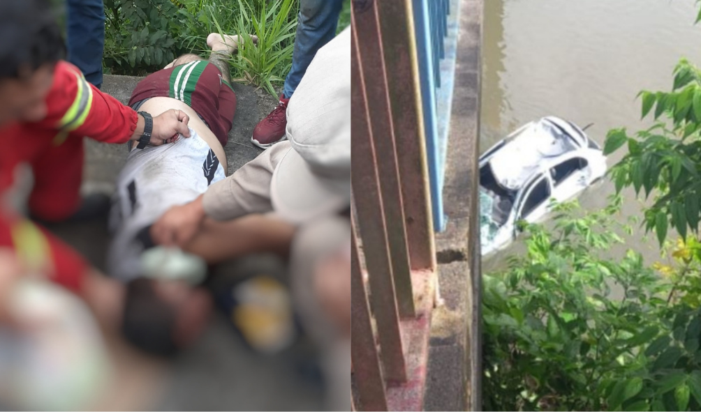 Motorista de app tenta escapar de emboscada e despenca dentro de igarapé em Manaus