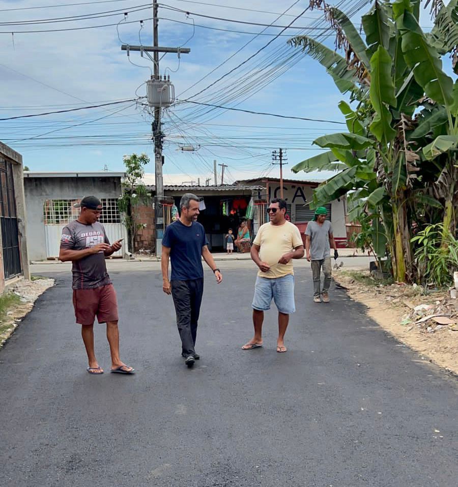Pavimentação nas Comunidades da Zona Norte de Manaus é realizada após requerimento do Vereador Peixoto