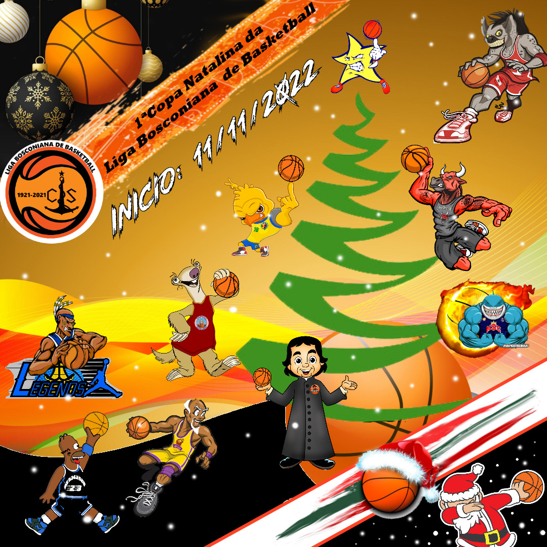 A liga Bosconiana realiza a 1º copa natalina de basqueteball