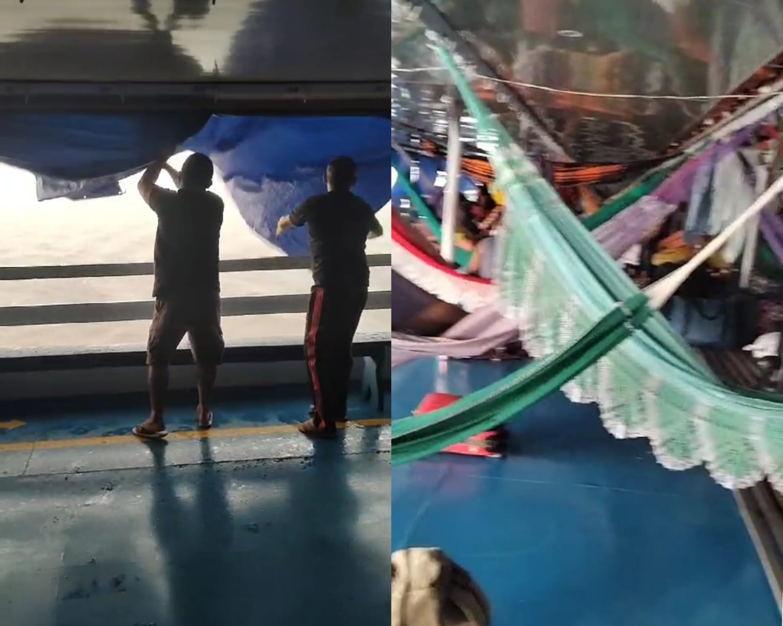 Vídeo: passageiros vivem momentos terror dentro de embarcação durante tempestade