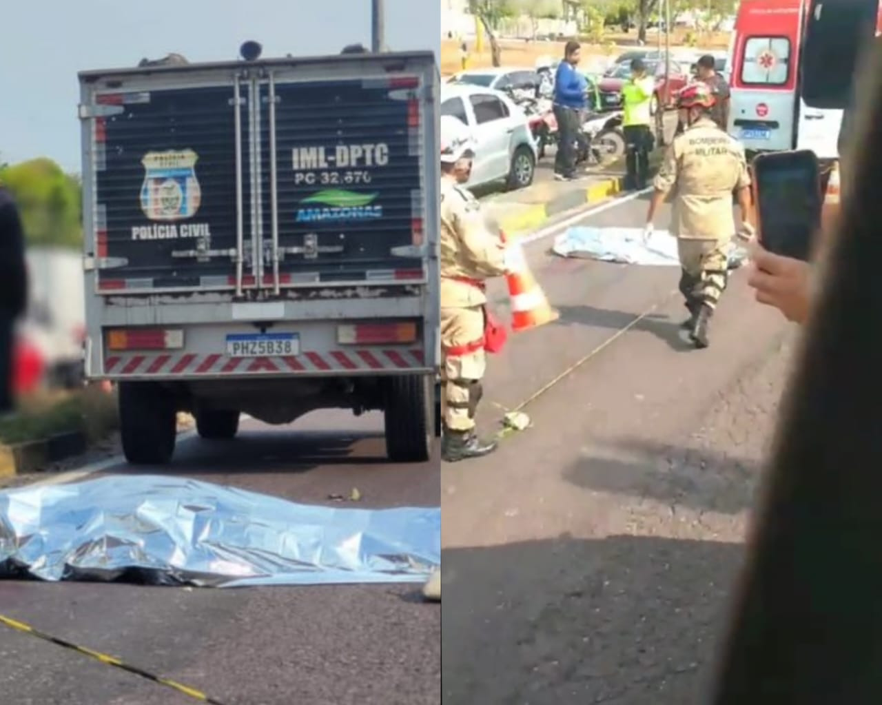 Idoso morre ao ser atropelado por carro na Avenida Djalma Batista