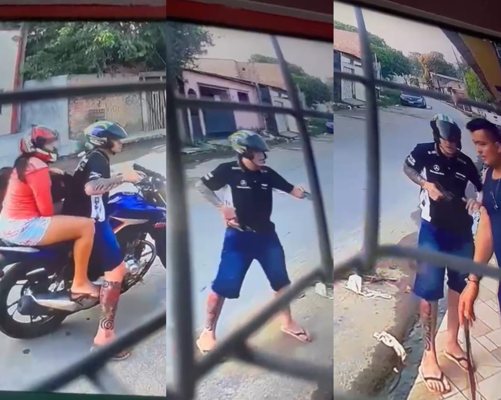 No amor e no crime: casal é flagrado cometendo assalto no Tarumã; veja vídeo