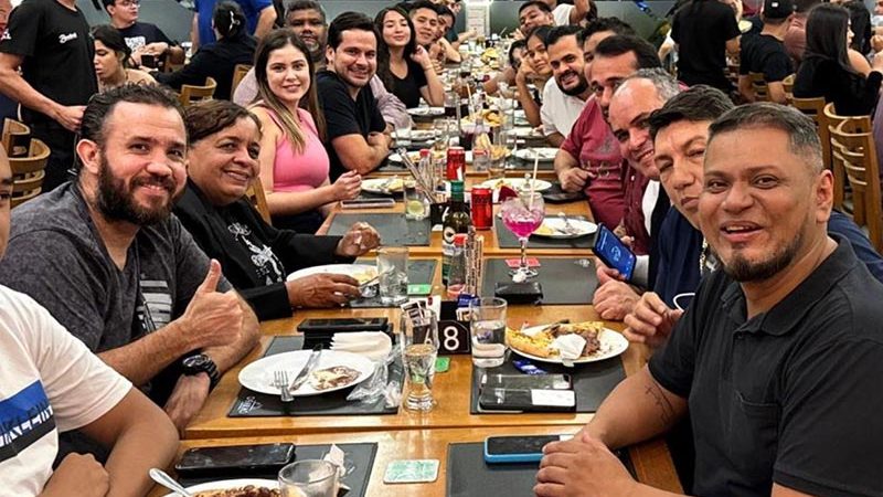 Liderança da Umes convidam Capitão Alberto Neto para noite de pizza, bate-papo e política