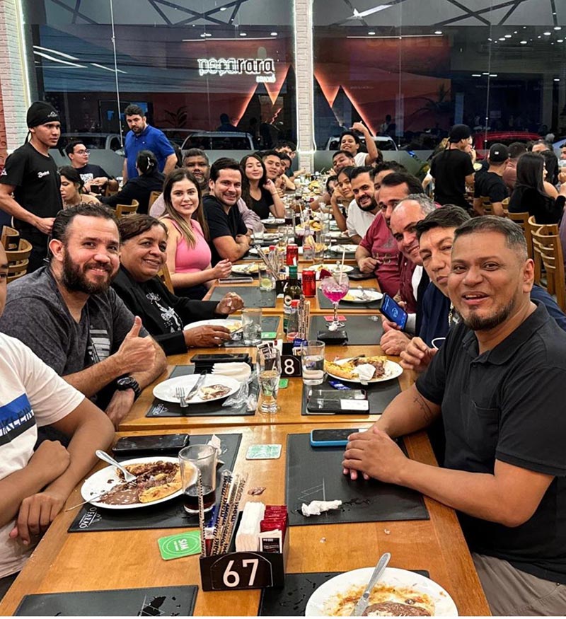 Liderança da Umes convidam Capitão Alberto Neto para noite de pizza, bate-papo e política