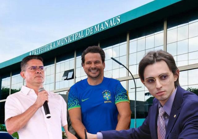 Amom e David Almeida empatados na corrida pela prefeitura de Manaus; Alberto Neto é terceiro, revela pesquisa