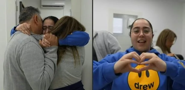 VÍDEO: Militares israelenses libertadas pelo Hamas se reencontram com as famílias