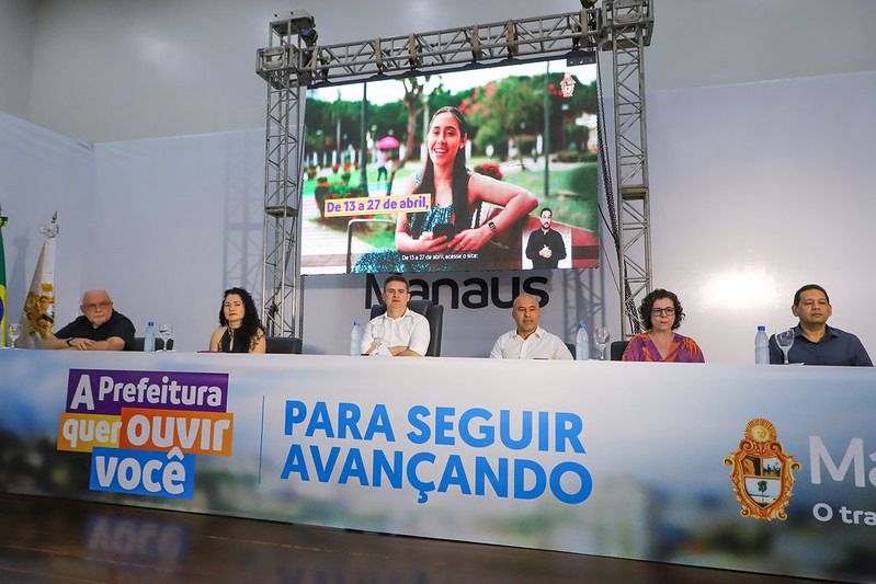 Prefeito David Almeida lança plataforma digital para ouvir a população e planejar o futuro de Manaus