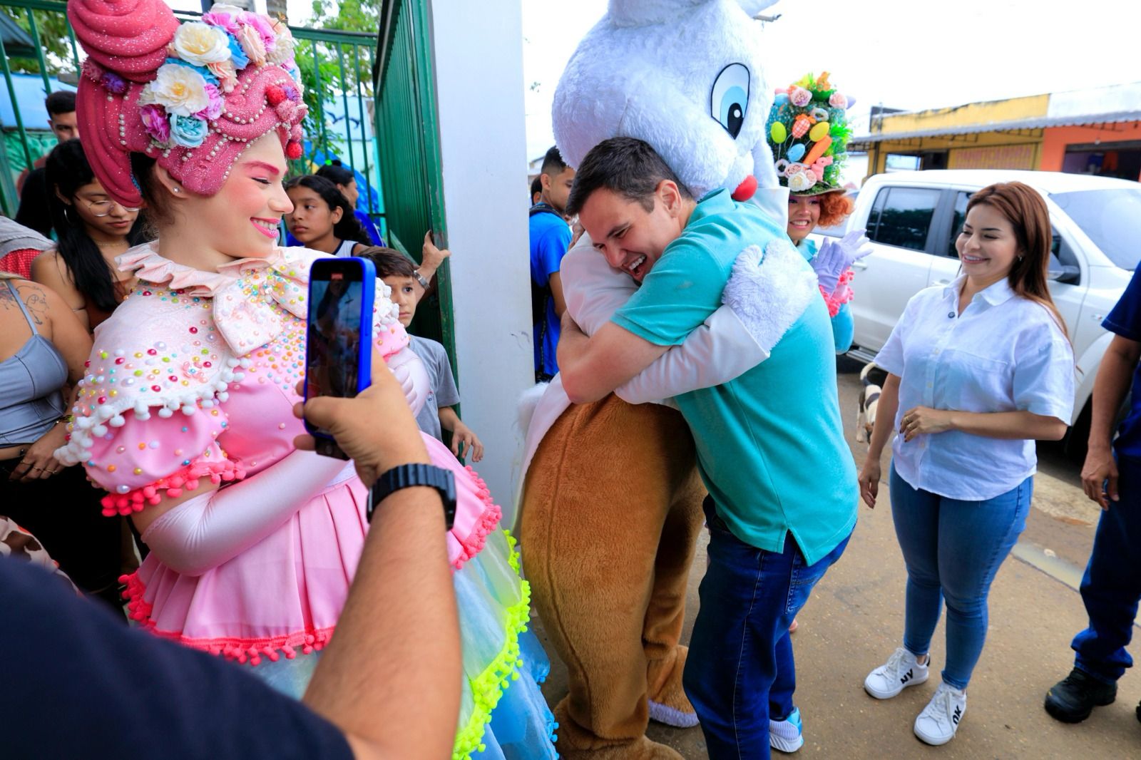 Vice-prefeito Renato Junior abre a ‘Páscoa da Floresta’ com ação para mais de 2 mil crianças no Parque das Tribos