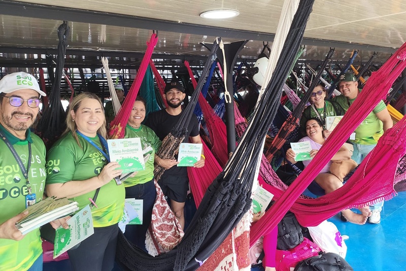 TCE-AM realiza ação socioambiental em Parintins e no Porto de Manaus