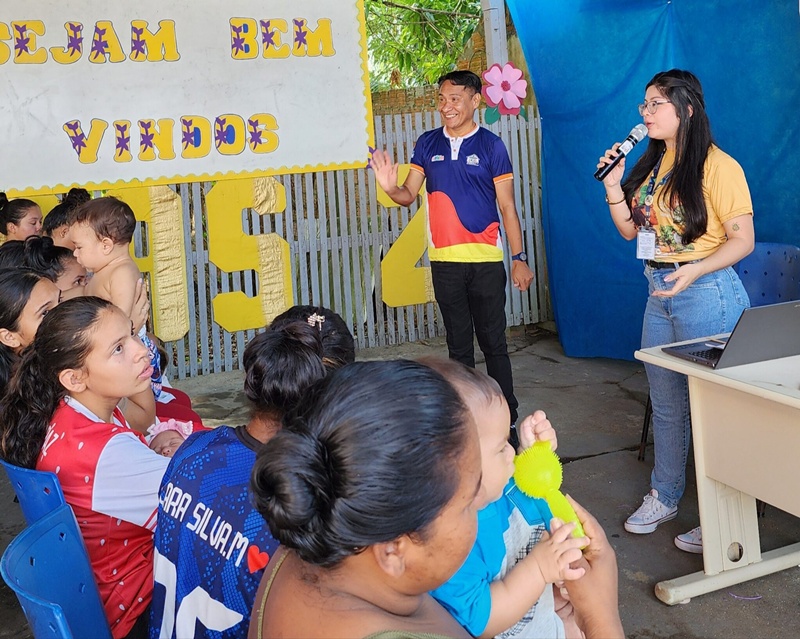 Roda de conversa no CRAS 2 reforça importância do aleitamento materno em Coari