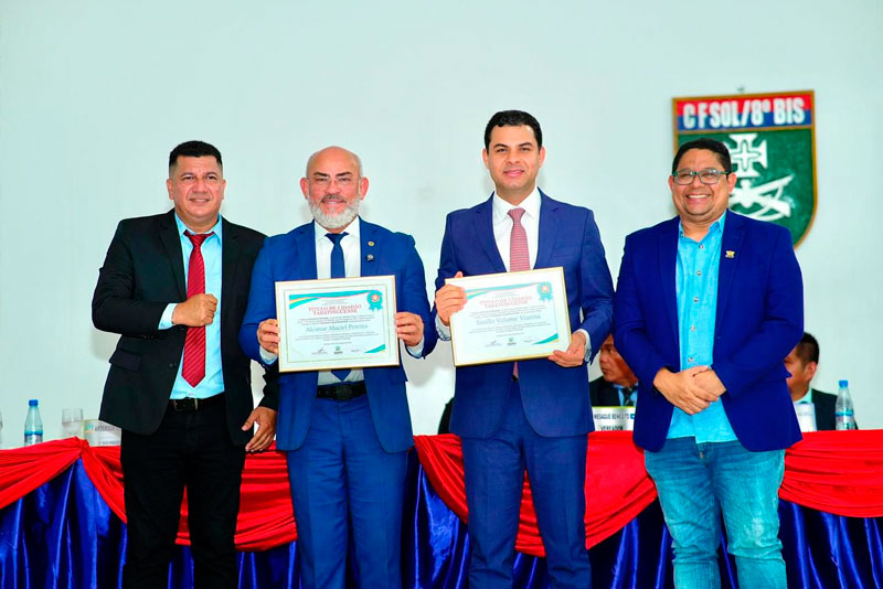 Saullo Vianna faz agenda intensa em Benjamin Constante e recebe o título Cidadão Tabatinguense  