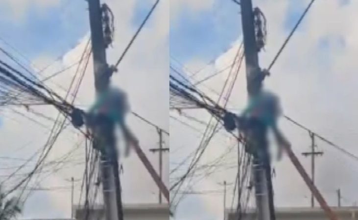 Homem tenta ligação irregular, é eletrocutado, desmaia e acorda em Manaus