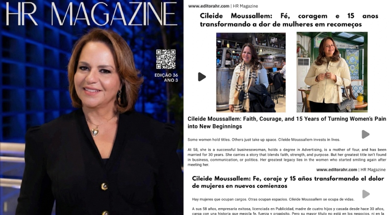 De Manaus para o mundo: Cileide Moussallem ganha destaque em revista internacional por trabalho com mulheres