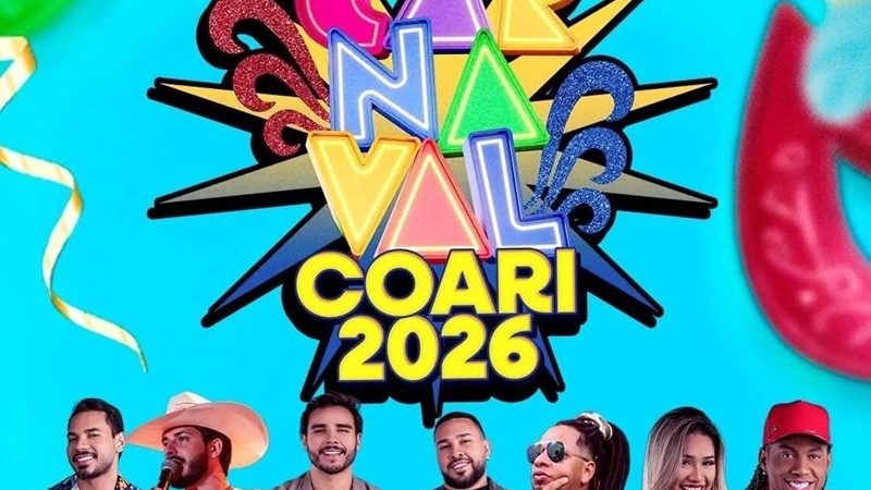 Prefeitura divulga programação oficial do Carnaval Coari 2026