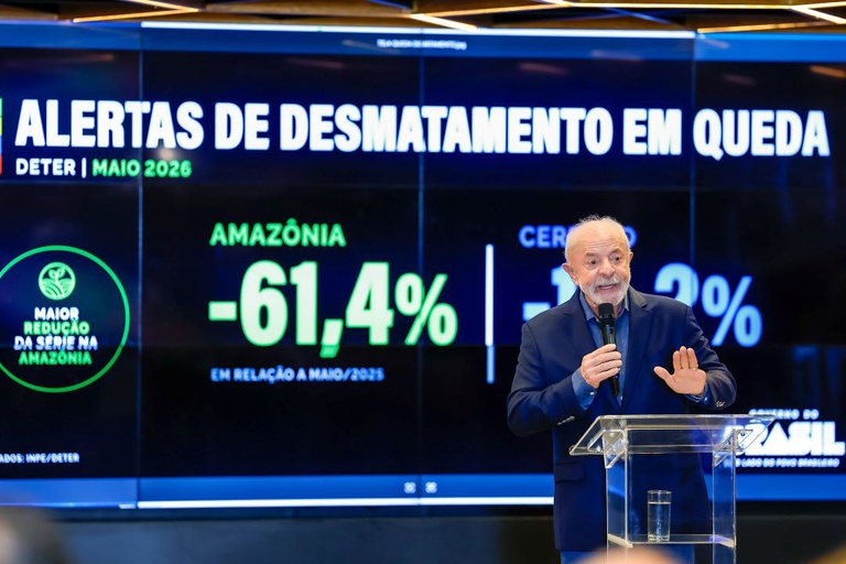 ‘É muito mais barato trabalhar para evitar o desmatamento’, afirma Lula