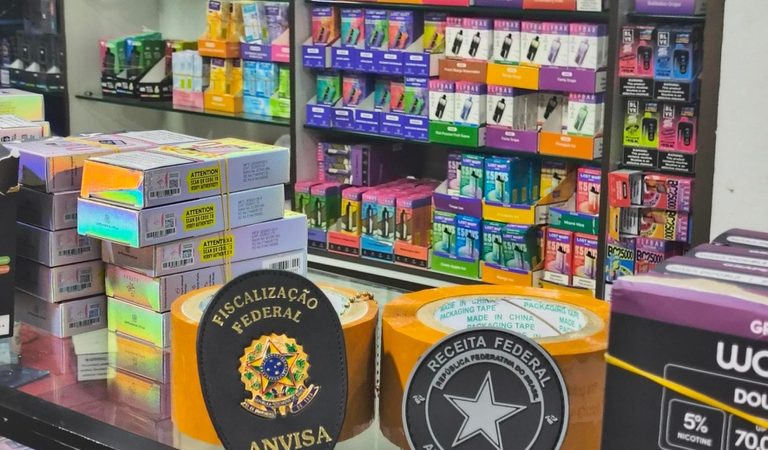 Anvisa e Receita Federal deflagram ação contra o comércio de cigarros eletrônicos