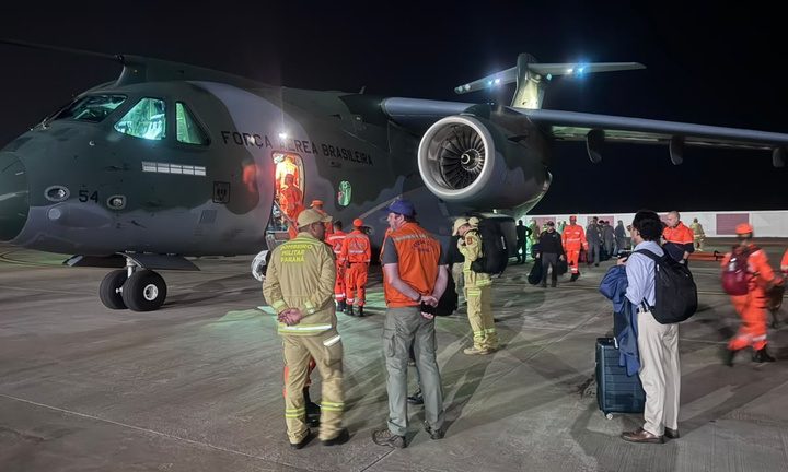 Busca e resgate marcam o primeiro dia da missão humanitária brasileira na Venezuela