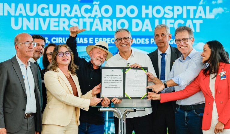 Lula inaugura Hospital da Universidade Federal de Catalão: ‘A educação é para todos’
