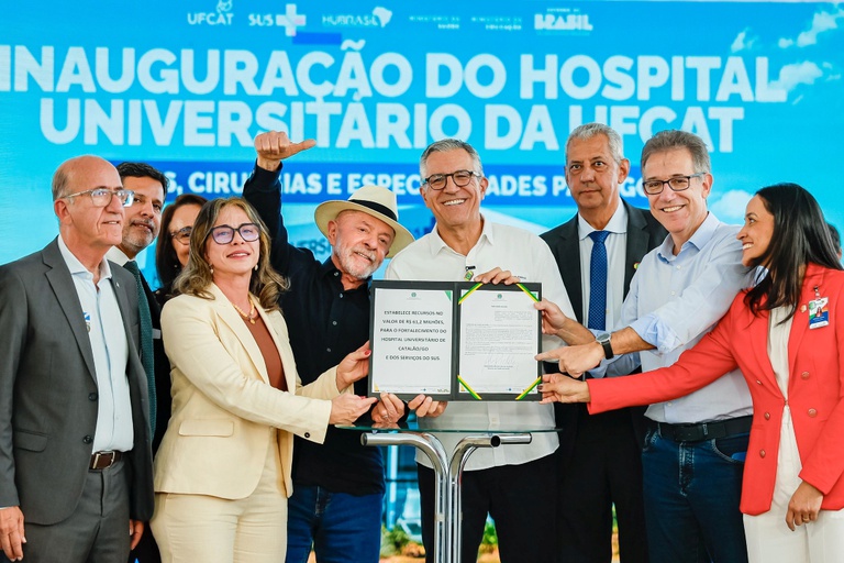 Lula inaugura Hospital da Universidade Federal de Catalão: ‘A educação é para todos’
