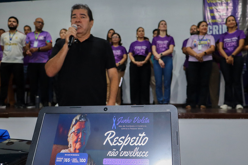 Prefeitura de Manaus lança campanha ‘Junho Violeta’ para conscientização e combate à violência contra a pessoa idosa