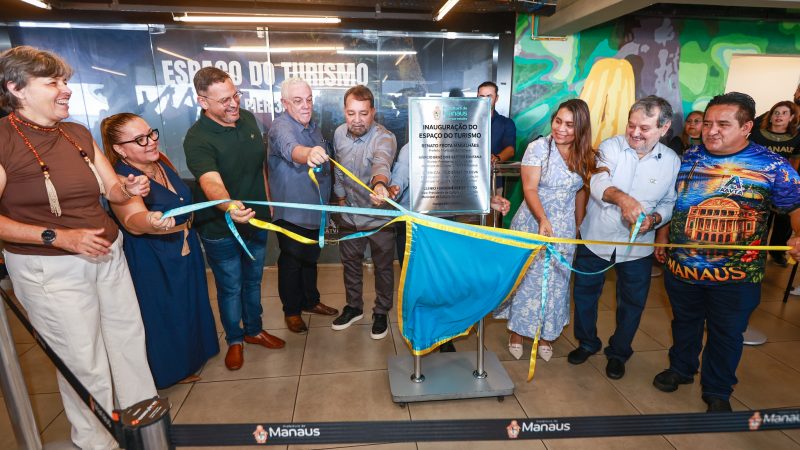 Prefeitura de Manaus inaugura ‘Espaço do Turismo’ no mirante Lúcia Almeida e amplia atendimento aos visitantes