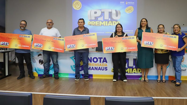 Prefeitura de Manaus entrega premiação do ‘IPTU Premiado’ e incentiva cidadania fiscal