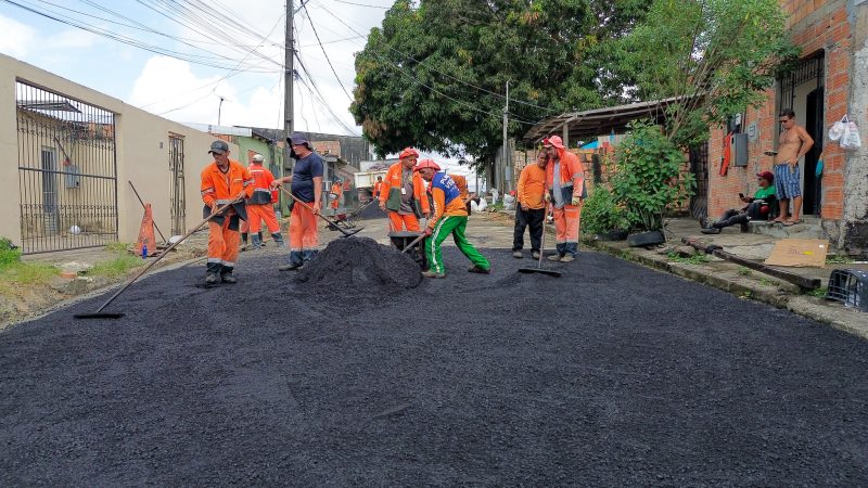 ‘Manaus que a Gente Cuida’ avança no Cidade de Deus com ações de infraestrutura, limpeza e outros serviços integrados