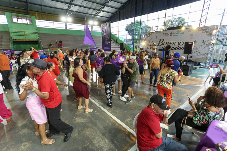 Prefeitura de Manaus realiza mais uma edição do tradicional ‘Bolerão da Saudade’ no complexo esportivo Amadeu Teixeira