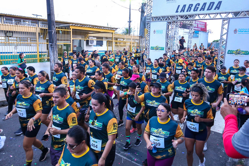 ‘Corrida da Compensa’ reúne mais de 3 mil participantes e celebra esporte e integração na zona Oeste