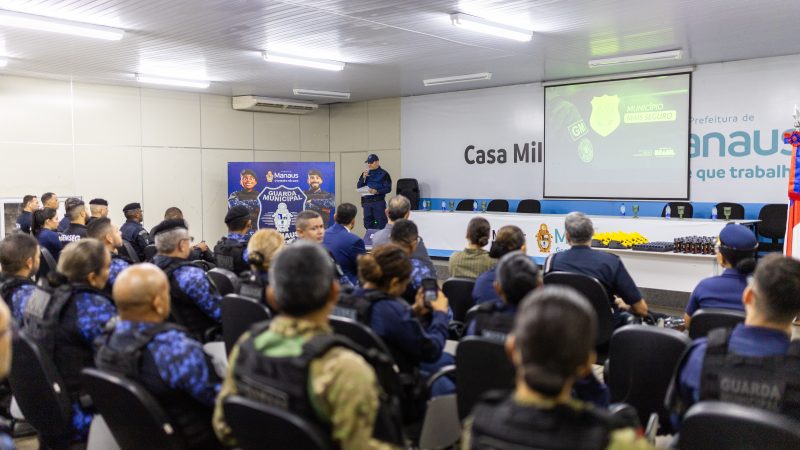 Prefeitura de Manaus inicia curso de Uso Diferenciado da Força e amplia capacitação da Guarda Municipal