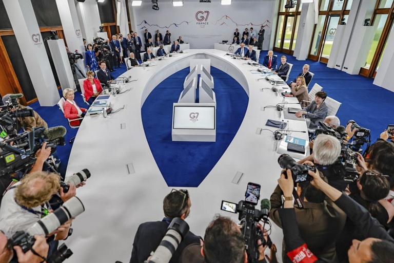 Em debate no G7, Lula volta a defender regulação do ambiente digital para proteger direitos fundamentais