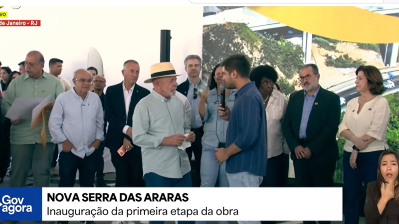 No Rio de Janeiro, Lula inaugura primeira etapa da modernização da Via Dutra. Assista