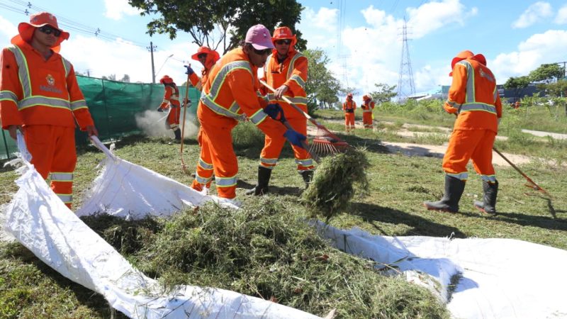 Prefeitura mantém mais de 150 frentes de limpeza urbana em Manaus e reforça serviços em todas as zonas da cidade