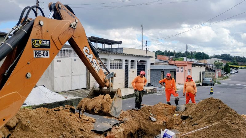 Prefeitura de Manaus conclui recuperação de rede de drenagem profunda e reforça segurança no bairro da Paz