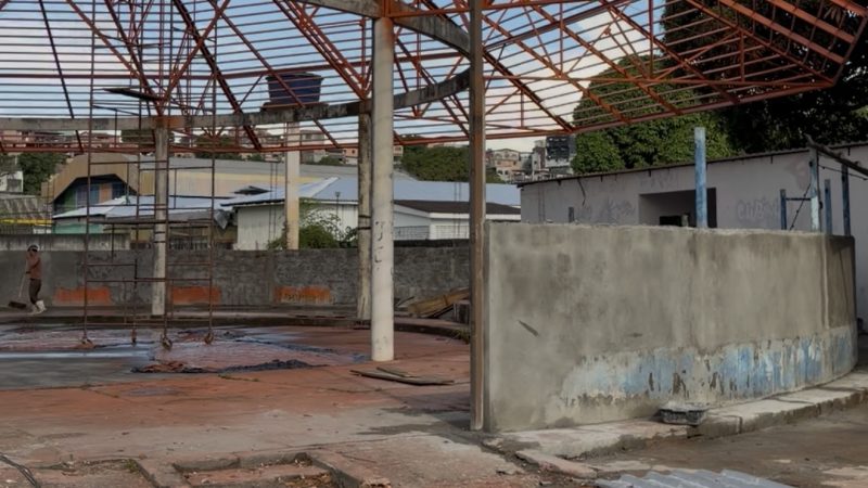 Prefeitura de Manaus avança em obras de revitalização do CEL Zezinho, no São José 3