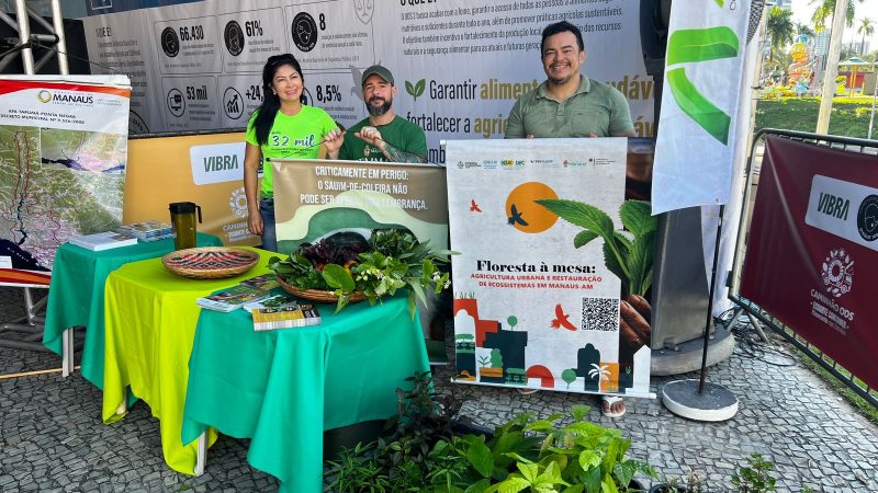 Prefeitura de Manaus participa do projeto ‘Caminhão ODS’ com doação de mudas e educação ambiental 