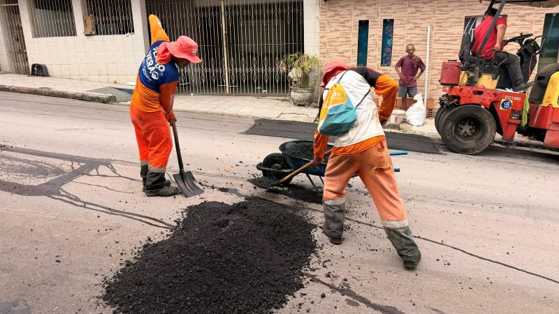 Prefeitura de Manaus recupera importante via do São Jorge e fortalece mobilidade urbana na zona Oeste