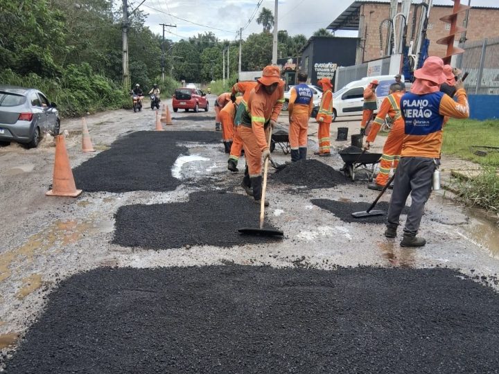 Prefeitura de Manaus reforça recuperação asfáltica no Tarumã e transforma mobilidade do bairro