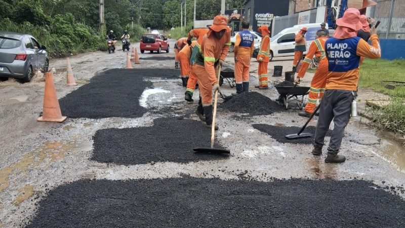 Prefeitura de Manaus reforça recuperação asfáltica no Tarumã e transforma mobilidade do bairro