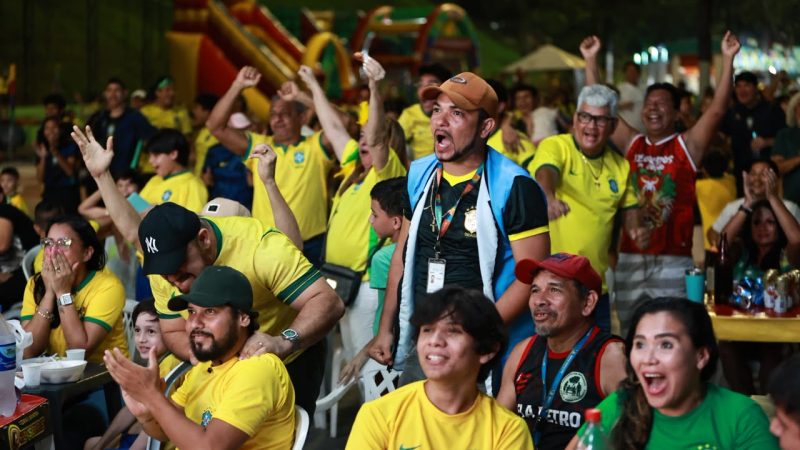 Ruas da Copa reúnem famílias e torcedores em clima de festa com apoio da Prefeitura de Manaus 