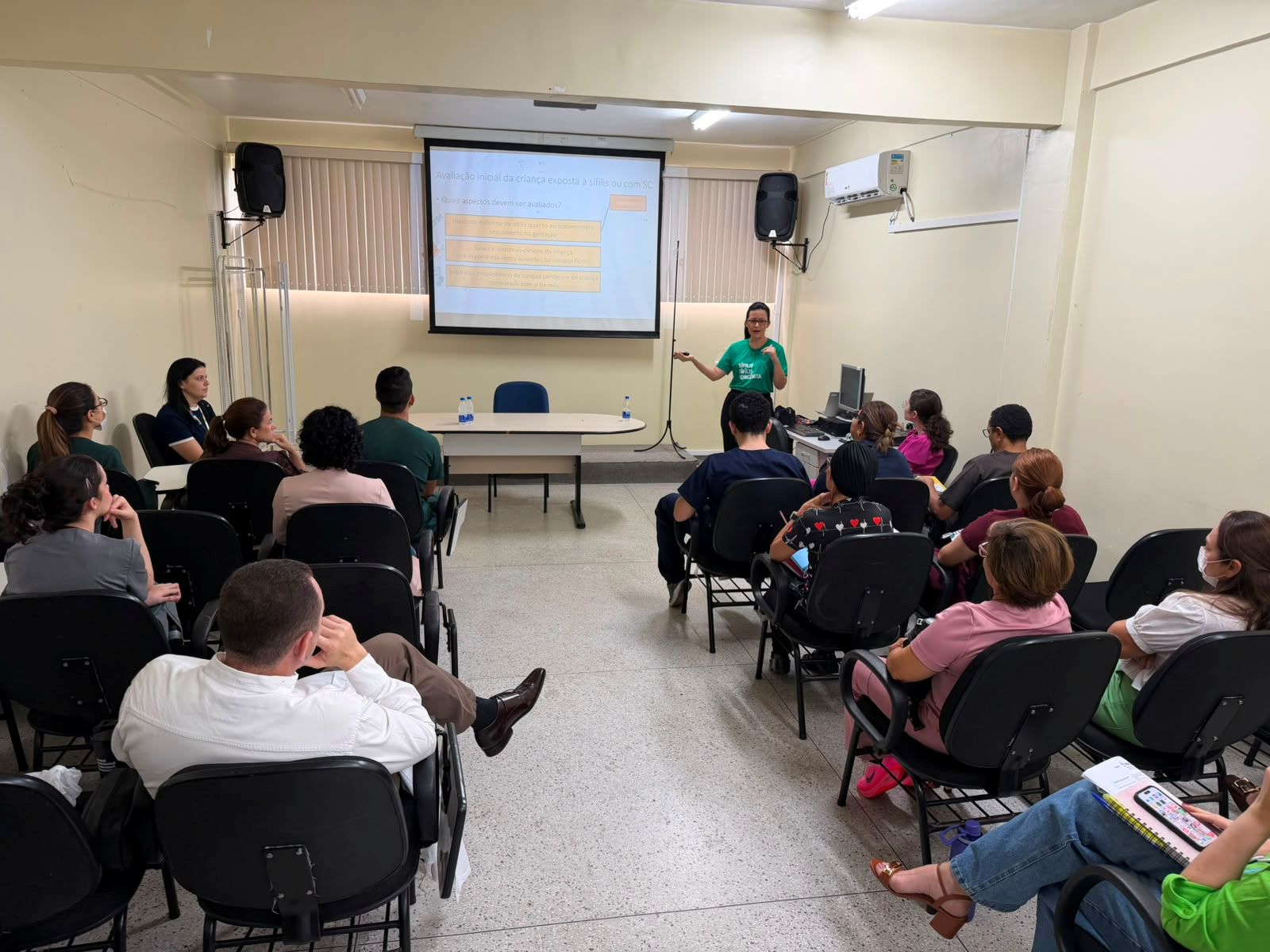 Maternidade Moura Tapajóz promove atualização em manejo da sífilis congênita e reforça prevenção 