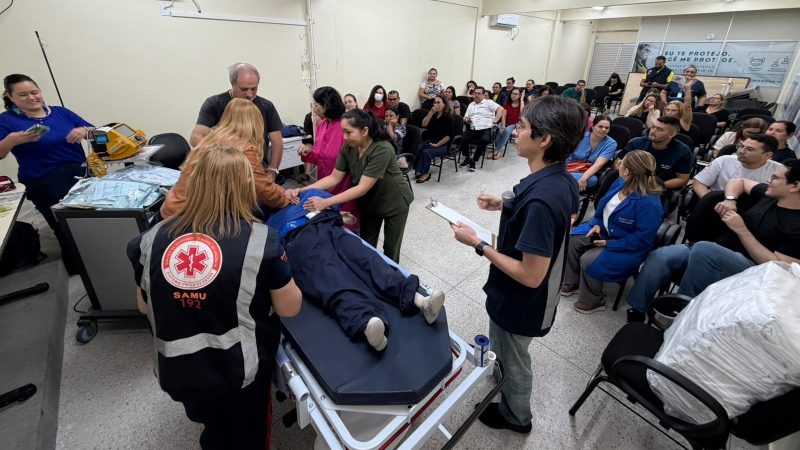 Samu Manaus promove oficina para servidores da Maternidade Dr. Moura Tapajóz