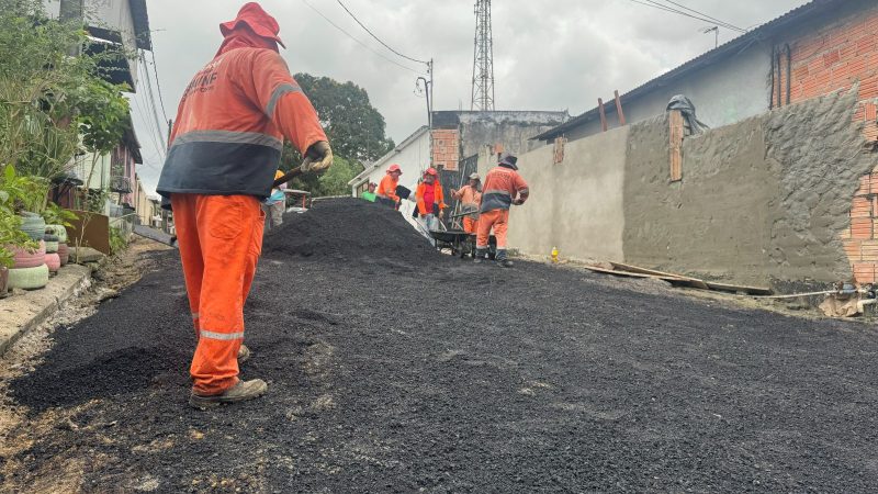 Prefeitura inicia programa ‘Manaus que a Gente Cuida’ no bairro Cidade de Deus com recuperação viária e aprimoramento da drenagem urbana