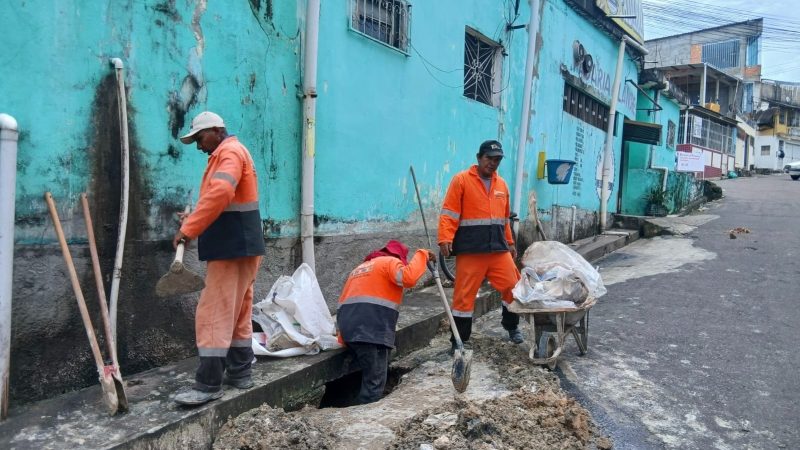 Prefeitura de Manaus recupera cratera no Zumbi dos Palmares e reforça segurança da população com manutenção da drenagem profunda