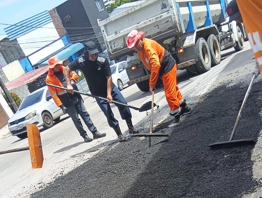 Prefeitura de Manaus conclui recuperação da avenida Tefé e garante mais segurança e mobilidade na zona Sul