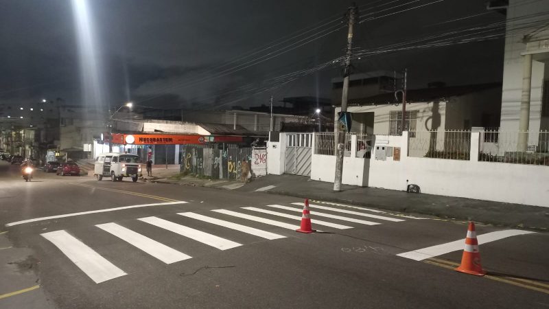 Prefeitura leva melhorias a cruzamentos e travessias com foco na prevenção de acidentes em Manaus
