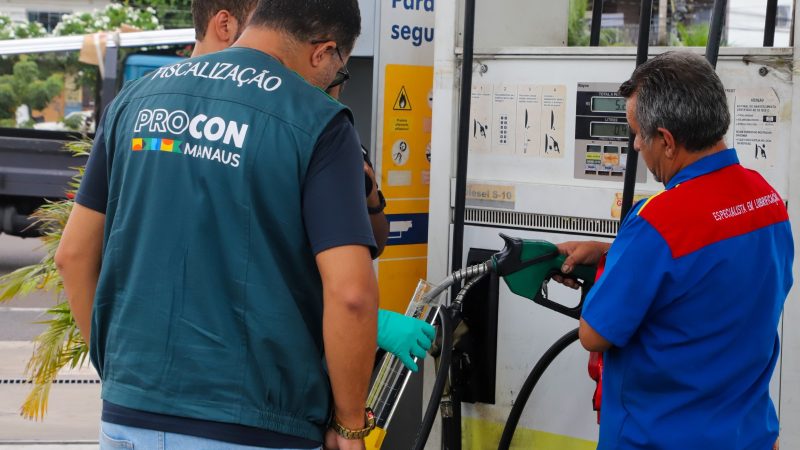 Procon Manaus monitora preços e identifica variação entre combustíveis em junho