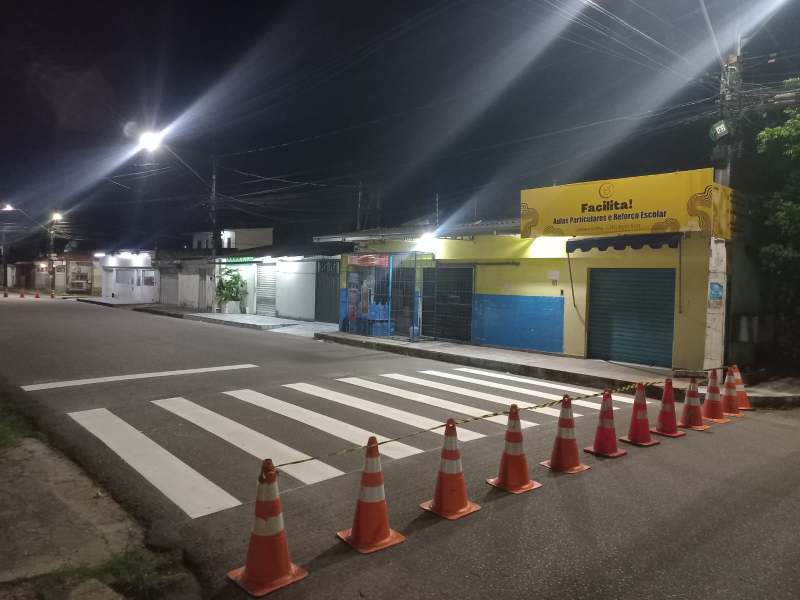 Prefeitura de Manaus reforça sinalização viária do bairro Santo Agostinho para ampliar segurança no trânsito da zona Oeste
