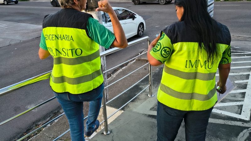 Prefeitura realiza estudo técnico para oferecer segurança viária com implantação de semáforo na zona Sul de Manaus